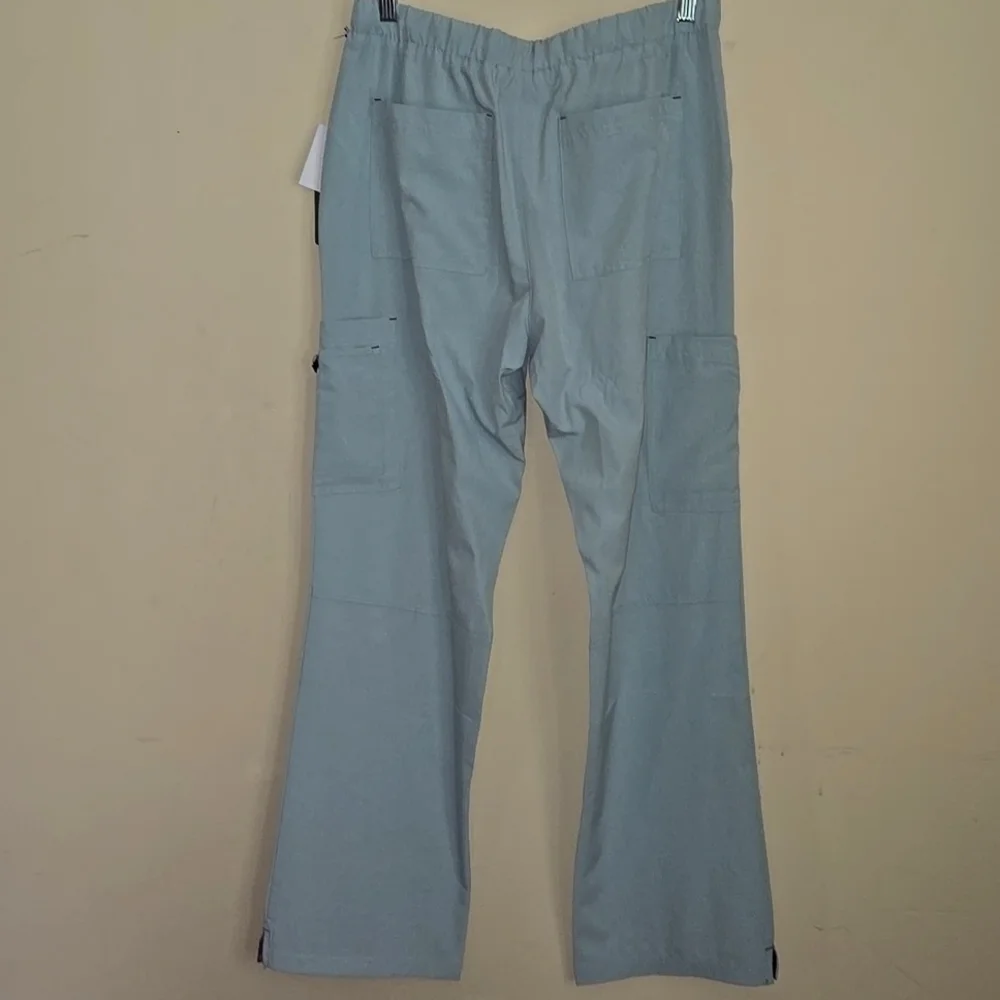 Koi Blue Heathered Scrub Pants - Picture 3 of 7